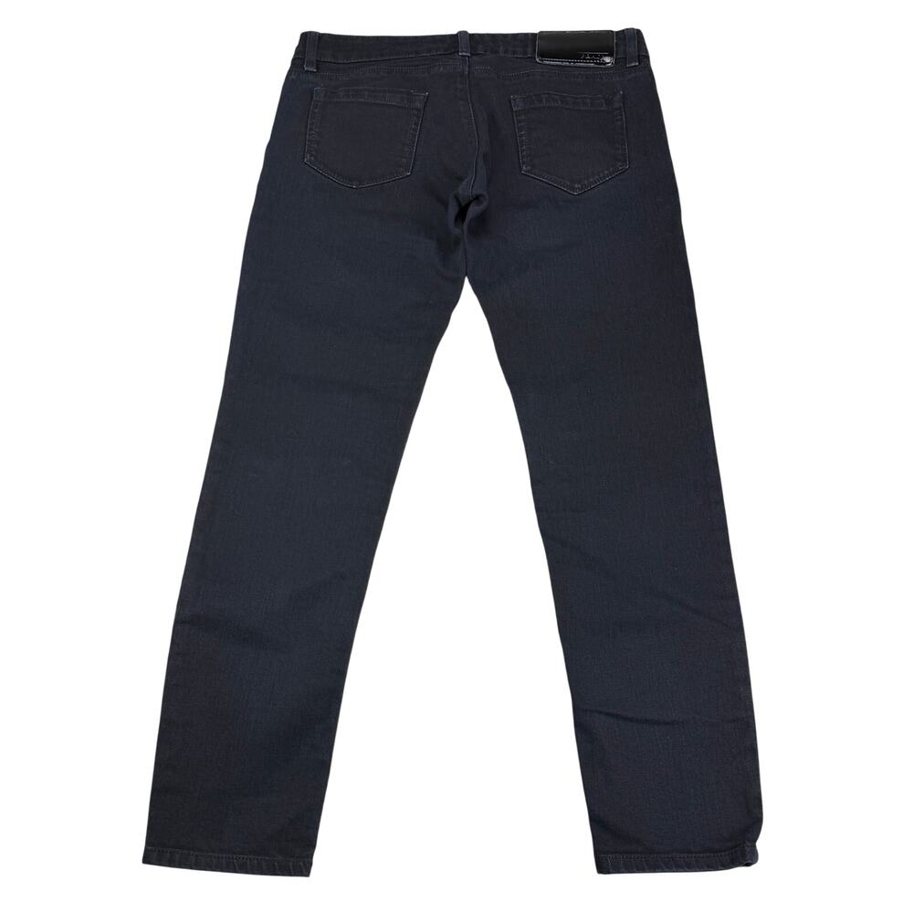 PRADA Low Rise Tapered Leg Jean Women's Size 27 Dark Blue Wash - Picture 3 of 12